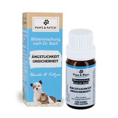 PAWS & PATCH Blütenmischung nach Dr. Bach ÄNGSTLICHKEIT UNSICHERHEIT