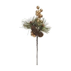 EGLO Pedas Weihnachtsbaumschmuck Metall, Kiefer, Kunststoff Gold, Grün, Natürlich/Natur 1 Stück(e)