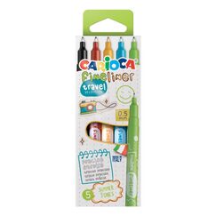 Carioca 44103 Fineliner Fein Mehrfarbig 5 Stück(e)