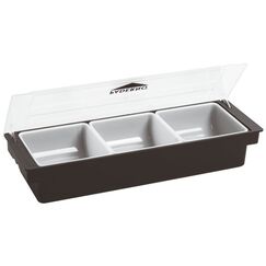 Paderno 44103-06 Gewürztopf Schwarz, Weiß