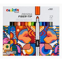 Carioca Prisma Marker 12 Stück(e) Fibre tip Mehrfarbig
