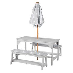 roba 456030GAV190 Gartenmöbel-Set Grau