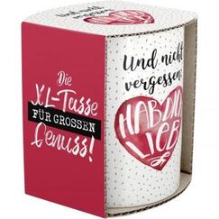 Sheepworld Und nicht vergessen: Hab Dich Lieb Tasse Schwarz, Rot, Weiß Universal 1 Stück(e)
