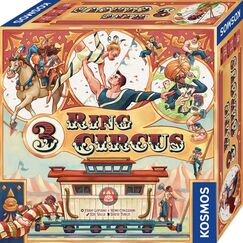 Kosmos 3 Ring Circus 80 min Brettspiel Strategie