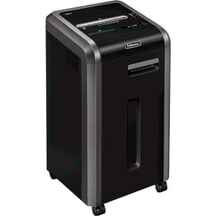 Fellowes Powershred 225i Aktenvernichter Streifenzerkleinerung 24 cm Schwarz, Grau