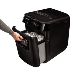 Fellowes 4682901 Aktenvernichter Streifenzerkleinerung 23 cm Schwarz