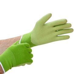Fair Zone 4260365858456 Handschutz Gartenhandschuhe Grün Baumwolle, Gummi 1 Stück(e)