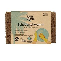 Fair Zone Scheuerschwamm aus Kokosfaser