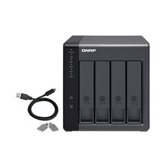 QNAP TR-004 Speicherlaufwerksgehäuse HDD / SSD-Gehäuse Schwarz 2.5/3.5"