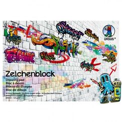 URSUS 4864000 Kunstdruckpapier Kunstdruckpapierblock 30 Blätter
