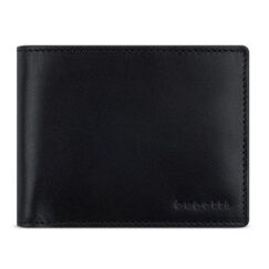 Bugatti cases 49239701 Geldbörse, Kartenetui/Reisedokumentenhülle Briefttasche Schwarz Leder