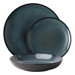 Lunasol Elements Night Sky Geschirrset 12 Stück(e) Steingut Blau