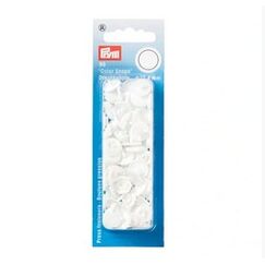 Prym Nähfrei-Druckknöpfe "Color Snaps", rund, 12,4mm, weiß