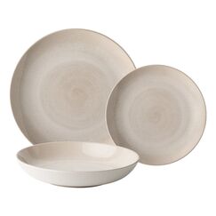 Lunasol Elements Vulcano Geschirrset 12 Stück(e) Steingut Beige