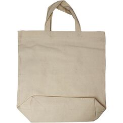 Creativ Company 49904 Einkaufstasche Cappuccino Stoffbeutel