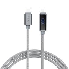 4smarts 541439 USB Kabel 1,5 m USB C 100 W Grau
