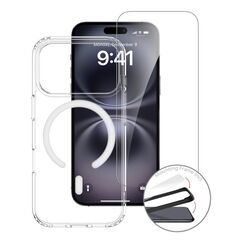 4smarts 360° Premium Handy-Schutzhülle 16 cm (6.3") Rand Transparent