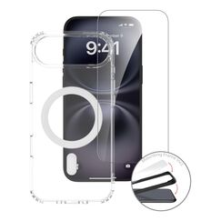 4smarts 541557 Handy-Schutzhülle 16,8 cm (6.6") Rand Transparent, Weiß