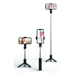 4smarts 541636 Selfie-Stick Smartphone Schwarz