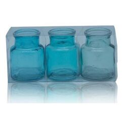 CHALET 5-1166-8-87 Vase Vase mit runder Form Glas Blau