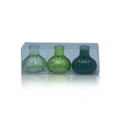 CHALET 5-1167-7-51 Vase Vase mit runder Form Glas Gemischte Farben