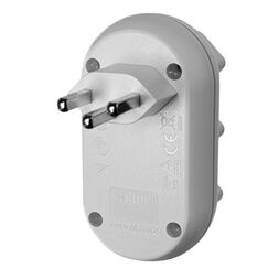 Steffen 50 00025 WS Netzstecker-Adapter Typ J (CH) T23 Weiß