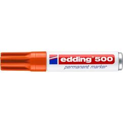 Edding 500 Permanent-Marker Meißel Orange 1 Stück(e)