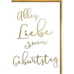 Braun + Company Geburtstagskarte, 11.5x17cm