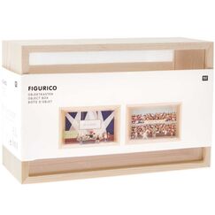Rico Design 500133 Dekorative Statue & Figur Transparent, Holz Acryl, Kiefer