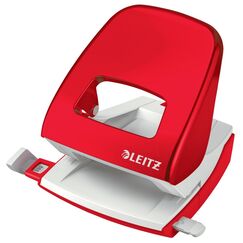 Leitz NeXXt WOW Locher 30 Blätter Rot, Weiß