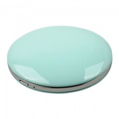 Ailoria Maquillage Make-up-Spiegel Rund Mintfarbe, Farbe: Mintfarbe