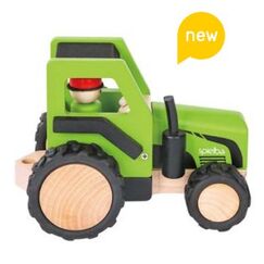 Spielba Holzspielwaren Traktor mit Figur