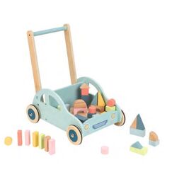 Spielba Holzspielwaren 510338 Babylaufwagen Mehrfarbig
