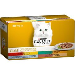 GOURMET Gold Feine Komposition 4 x 85 g