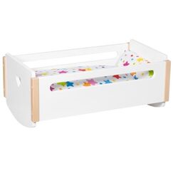 Goki Puppenwiege Herz Puppenbett/Kinderbett