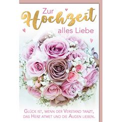 Braun + Company Hochzeitskarte, 11.5x17cm