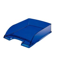 Leitz 52260039 Schreibtischablage Polystyrene Blau, Transparent