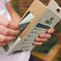Beco Pets Home Compostable Poop Bags with Handles 96 96 Stück(e) Maisstärke Einwegartikel
