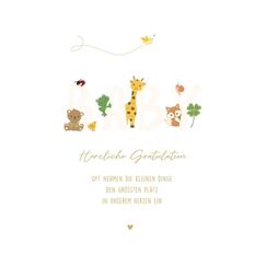 ABC 52658 Gruß-/Beileidskarte Standard-Grußkarte Geburtstag 1 Stück(e)