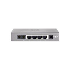 LevelOne 5-Port-Fast Ethernet-Switch, 1 Port SC Multi-Mode Fiber, 2km