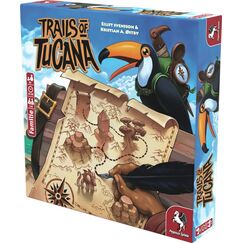 Pegasus 53150G Brettspiel Trails of Tucana 30 min Kartenspiel Reisen/Abenteuer
