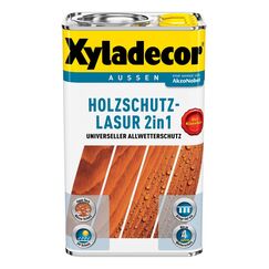 Xyladecor Holzschutz-Lasur 2 in 1 Walnuss 0,75 l
