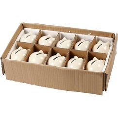 Creativ Company 556391 Spardose Weiß Keramik