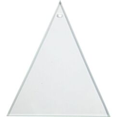 Creativ Company 55803 Serviergeschirr Glas Transparent Dreieckig Platzteller