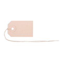 Biella 56105500U Nichtklebendes Etikett 1000 Stück(e) Braun Rechteck