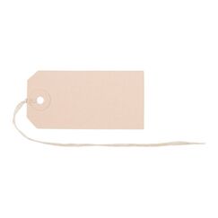 Biella 56108000U Nichtklebendes Etikett 1000 Stück(e) Braun Rechteck