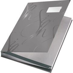 Leitz 57450085 Schnellhefter Grau Karton A4