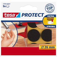 TESA Protect Filzgleiter für Möbel 9 Stück(e) Rechteckig