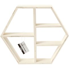 Creativ Company 57898 Regal Modulares Regal Wandverteiler Holz