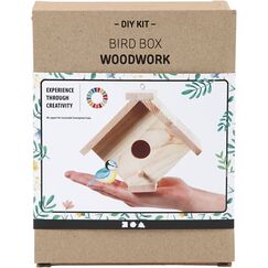 Creativ Company 57967 Vogelhäuschen Holz Hängend
